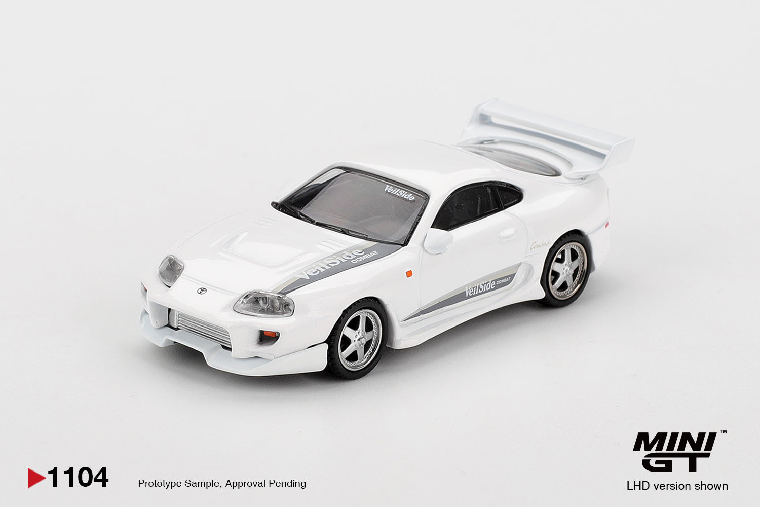 Mini GT 1104 Toyota Supra VeilSide Combat V-I White