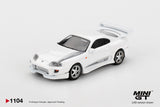 Mini GT 1104 Toyota Supra VeilSide Combat V-I White