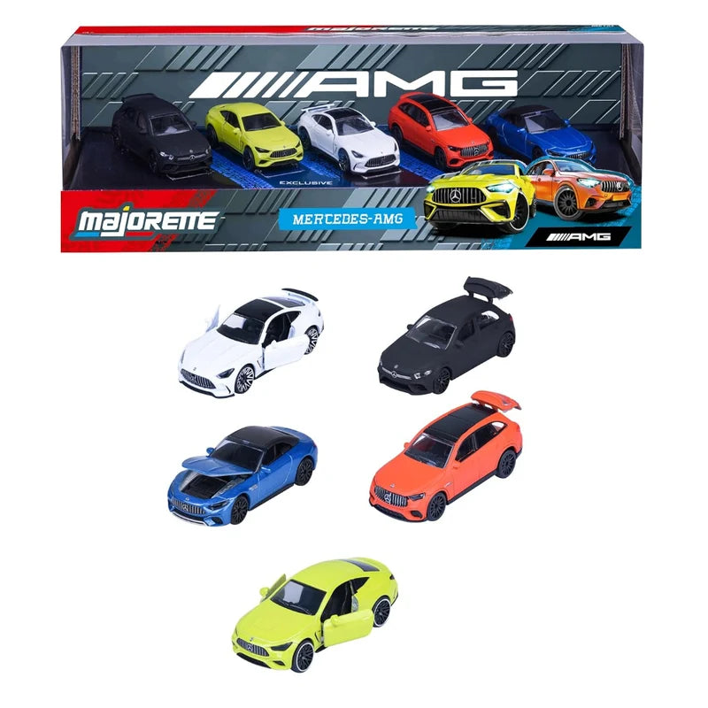 Majorette Mercedes AMG 5 Car Set