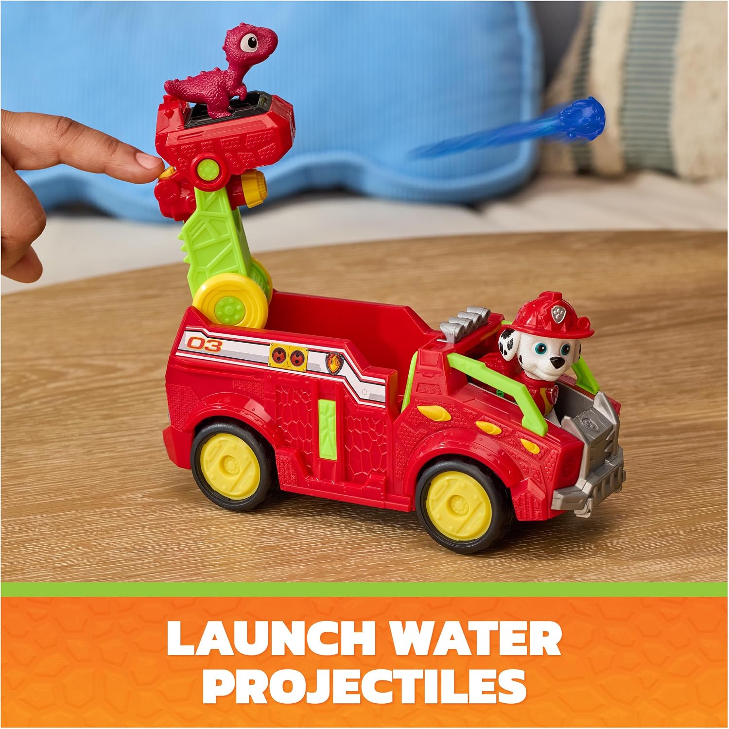 Paw Patrol The Dino Movie Marshall Dino Rescue Firetruck