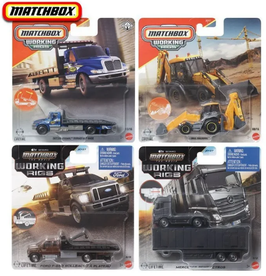 Matchbox Working Rigs 2026 - Set of 4
