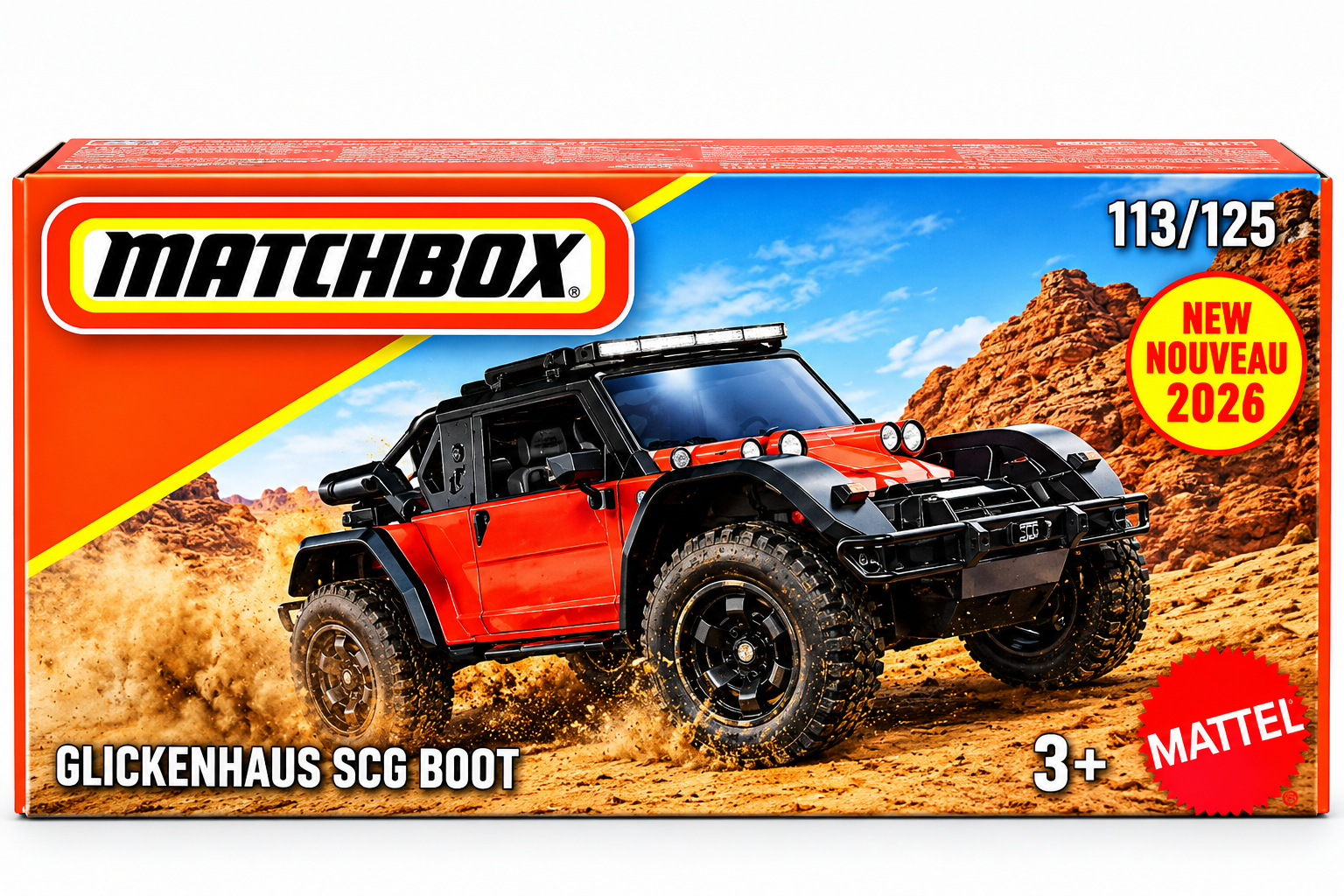 Matchbox Glickenhaus SCG Boot