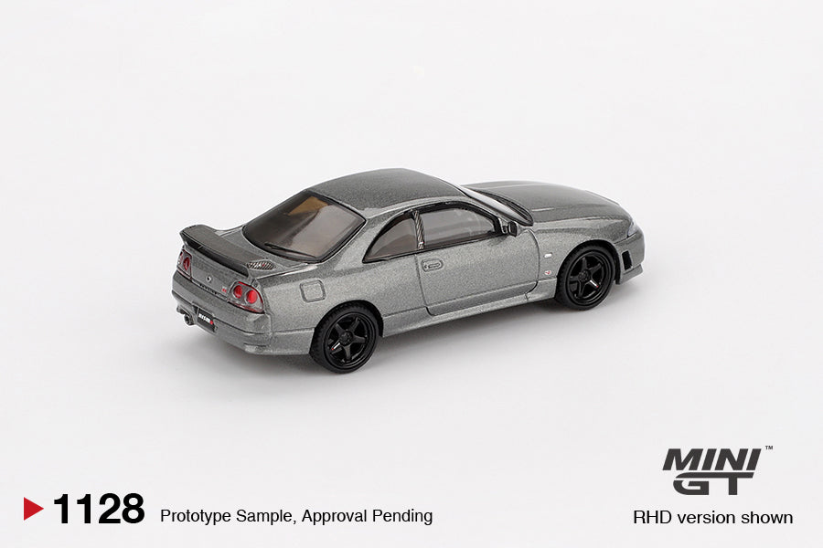 Mini GT 1128 NISSAN Skyline GT-R Dark Metal Gray (NISMO BCNR33 CRS Version)