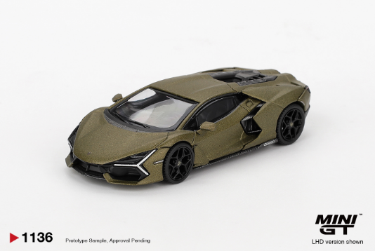 Mini GT 1136 Lamborghini Revuelto Verde GEA Matte