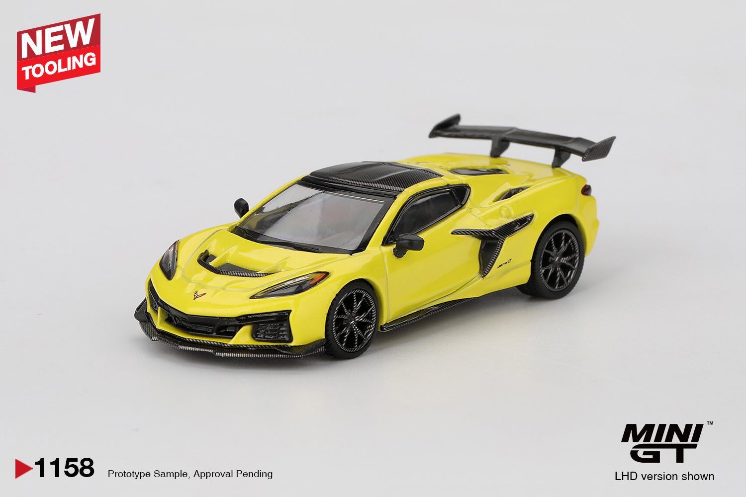 Mini GT 1158 Chevrolet Corvette ZR1 Accelerate Yellow