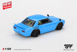 Mini GT 1169 Nissan LB★Works HAKOSUKA Baby Blue