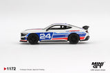 Mini GT 1172 Ford Mustang Dark Horse #24 Ford Performance Racing School