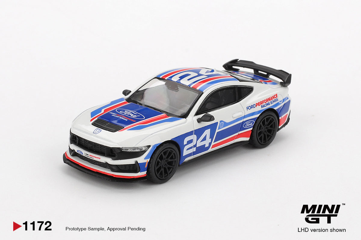Mini GT 1172 Ford Mustang Dark Horse #24 Ford Performance Racing School