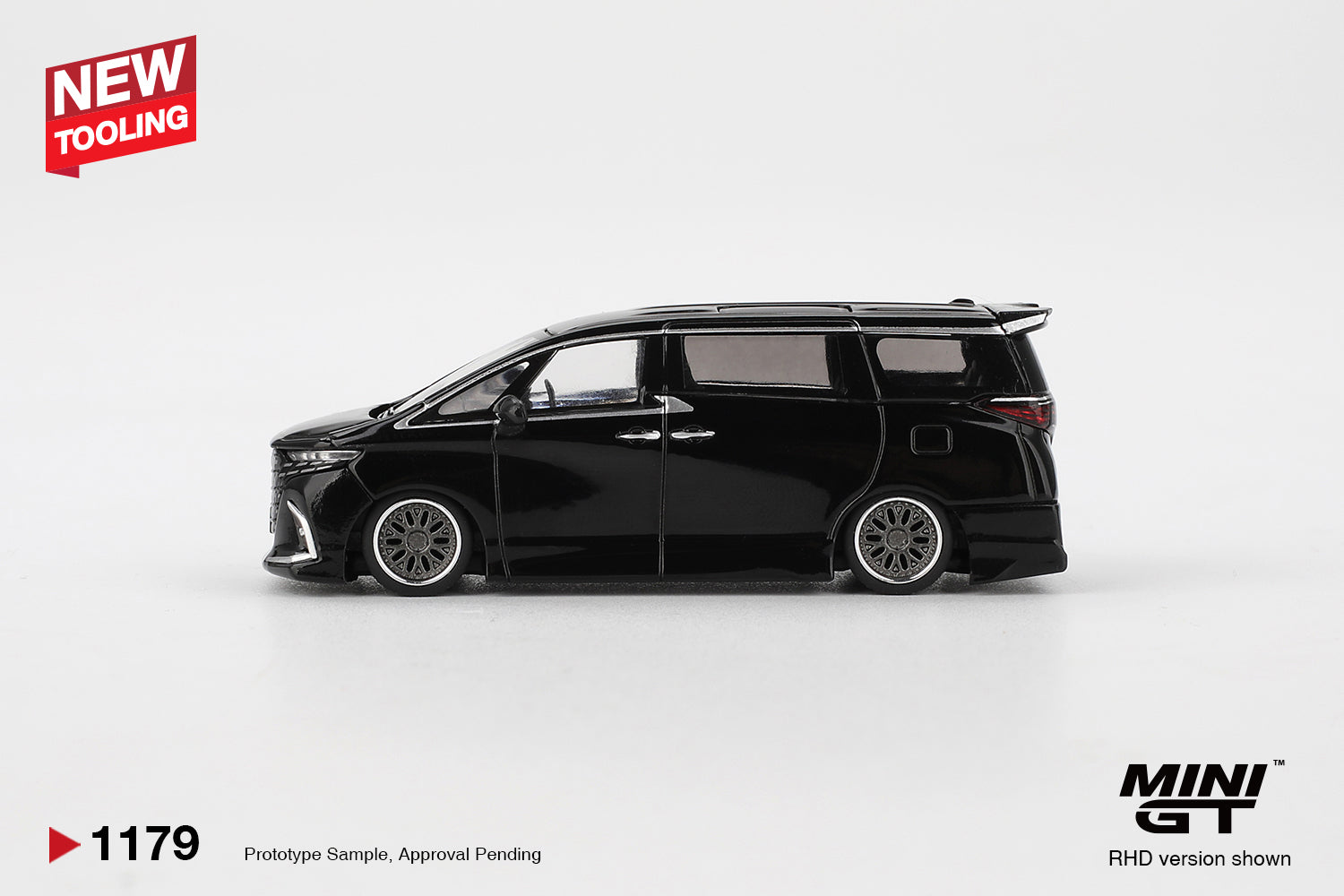 Mini GT 1179 Toyota Alphard 40 KUHL Black