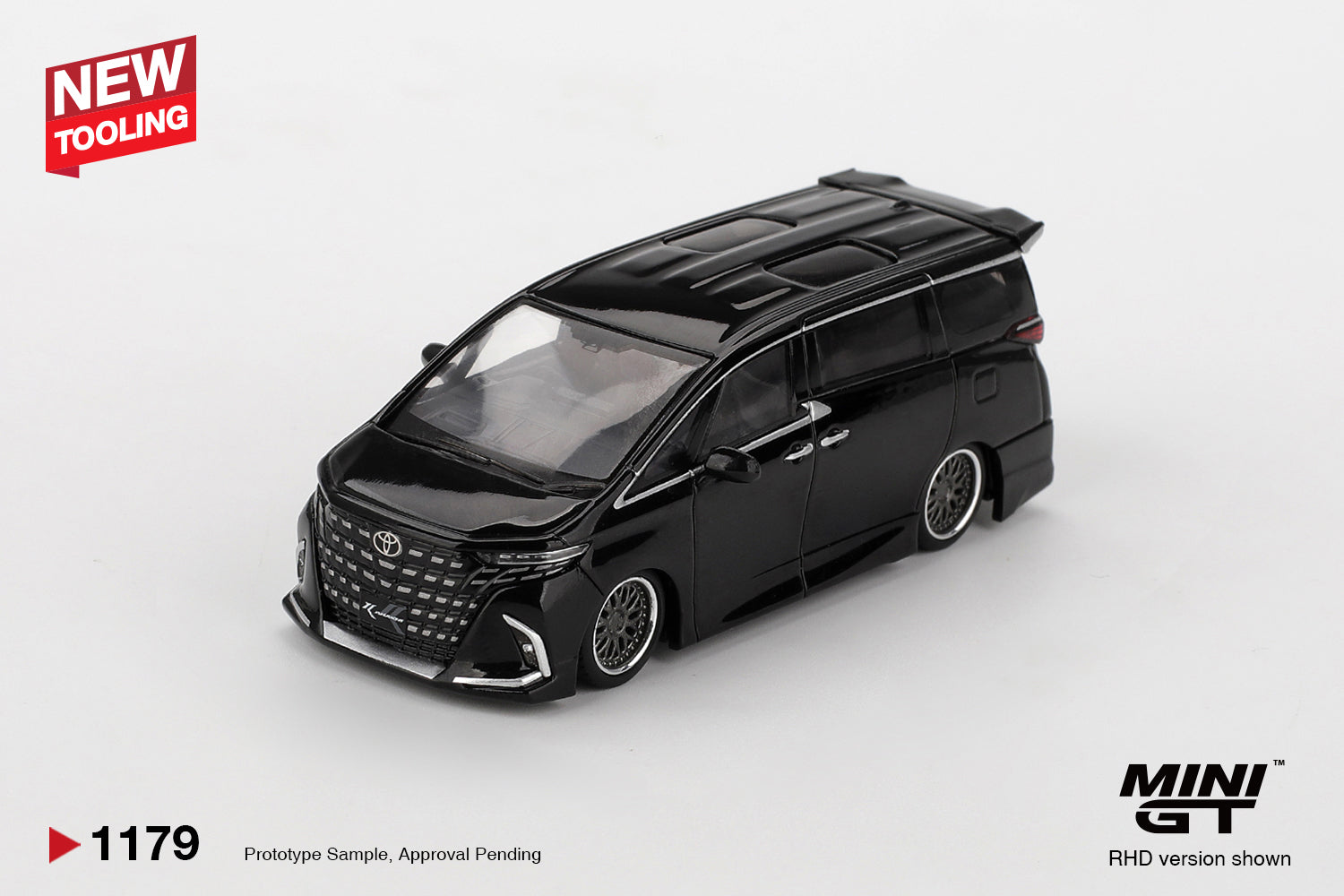 Mini GT 1179 Toyota Alphard 40 KUHL Black