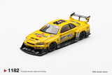 Mini GT 1182 Nissan LB-ER34 Super Silhouette SKYLINE Sport Yellow