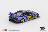 Mini GT 1185 Nissan LB-Super Silhouette S15 SILVIA #555 Team MINI GT Liberty Walk 2025 Formula Drift Halloween Special
