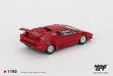 Mini GT 1192 Lamborghini Countach 25th Anniversary Red