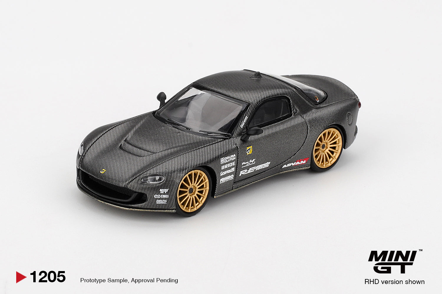 Mini GT 1205 Mazda RX-7 RE-Amemiya Matsukiyo KOKU 3 Rotor NA-7 TAS 2025 Best Tuned Car Award
