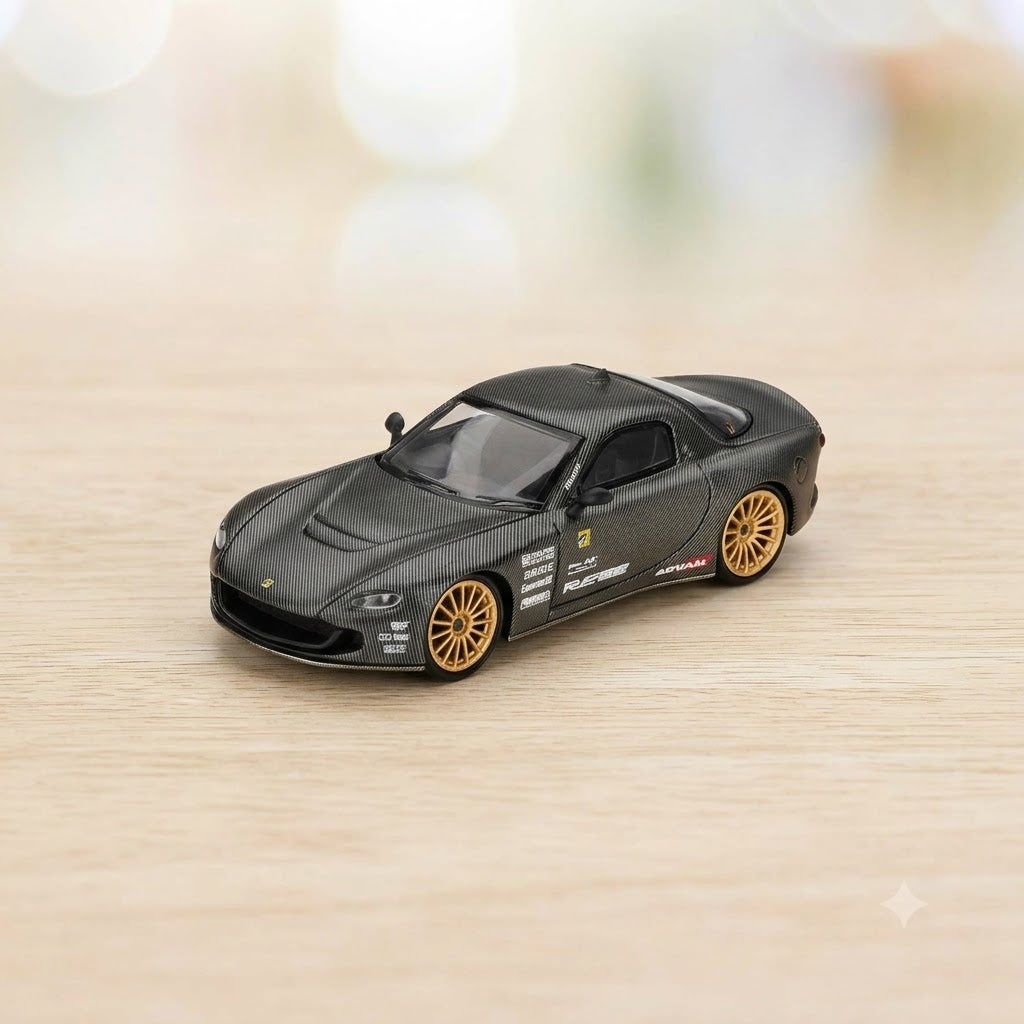 Mini GT 1205 Mazda RX-7 RE-Amemiya Matsukiyo KOKU 3 Rotor NA-7 TAS 2025 Best Tuned Car Award
