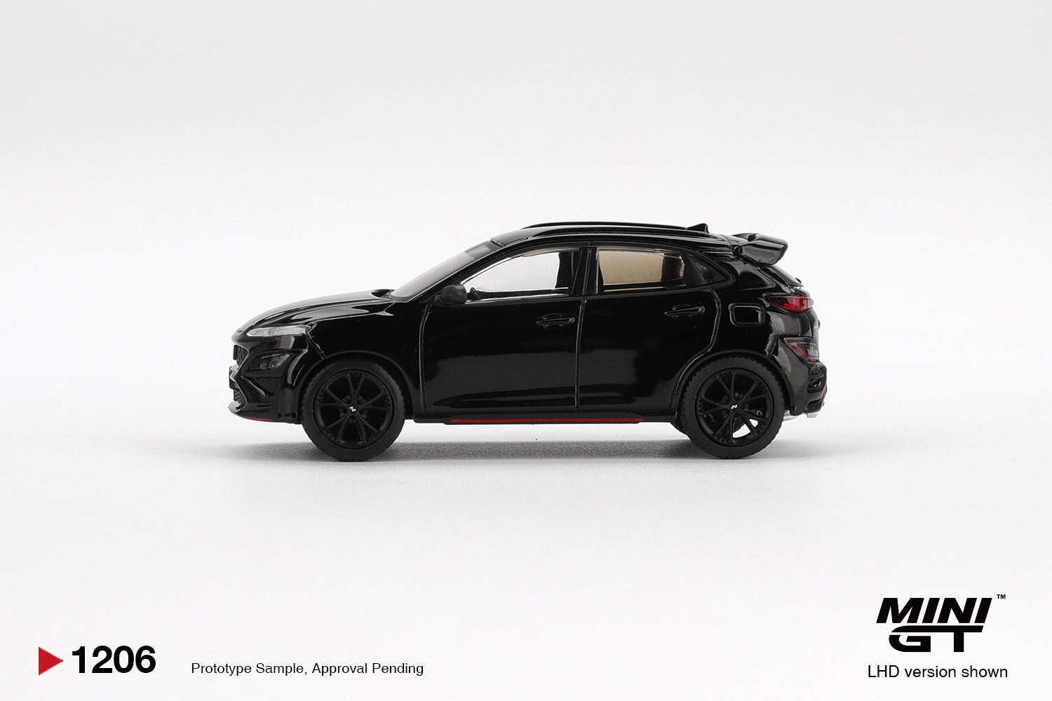 Mini GT 1206 Hyundai KONA N Phantom Black