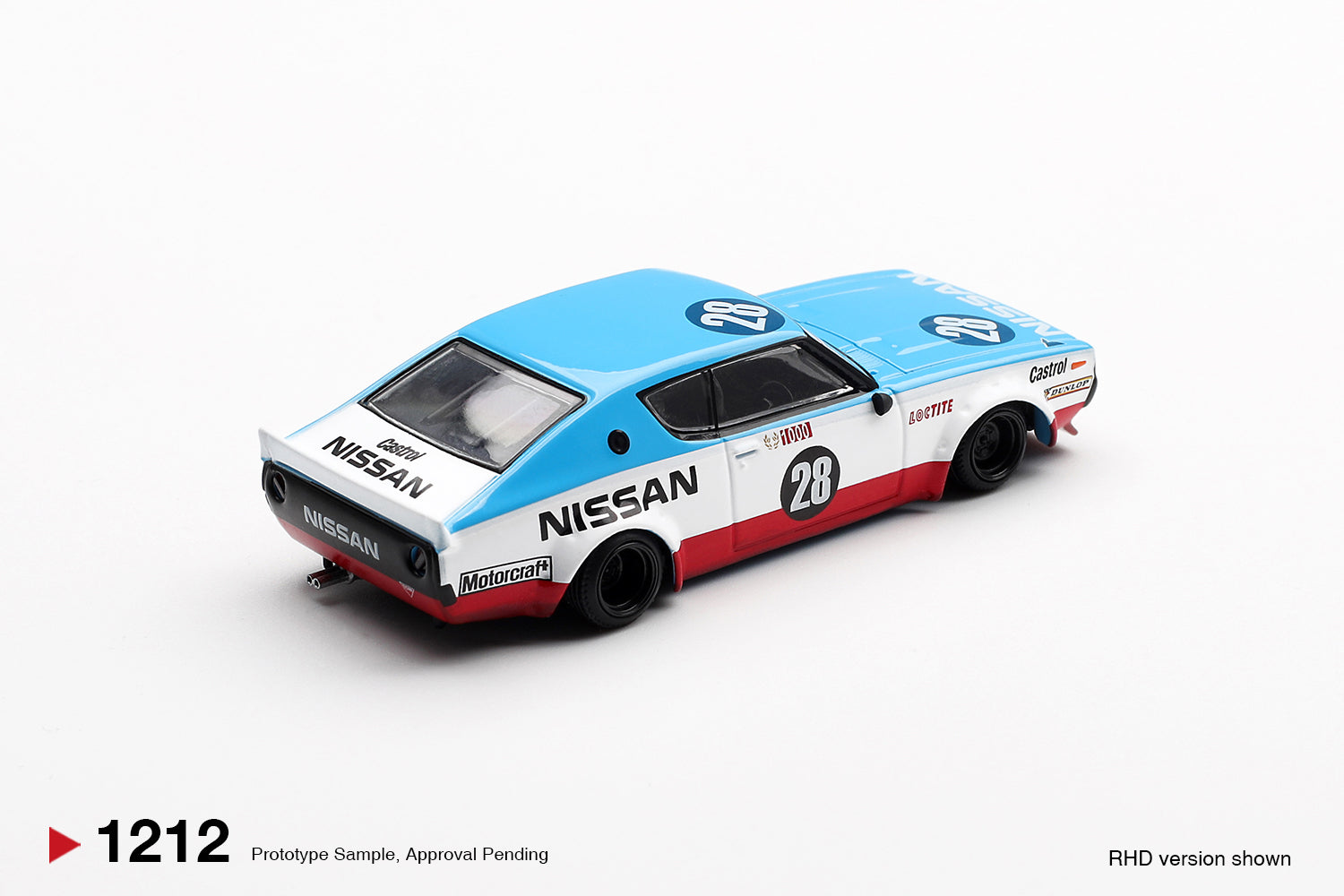 Mini GT 1212 Nissan Skyline Kenmeri Liberty Walk Nissan Racing '75 Concept