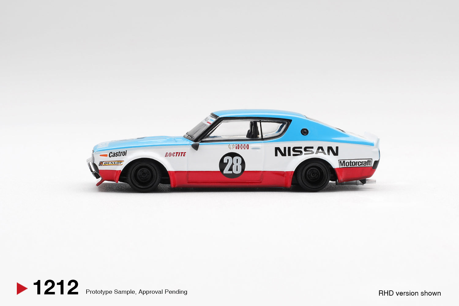 Mini GT 1212 Nissan Skyline Kenmeri Liberty Walk Nissan Racing '75 Concept