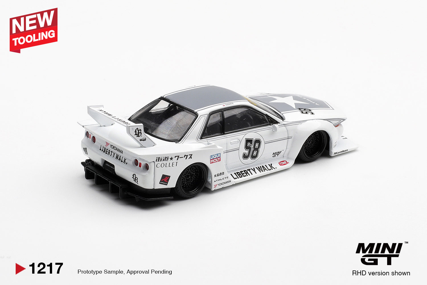 Mini GT 1217 Nissan Skyline GT-R (R32) Kaido Works TAS 2025