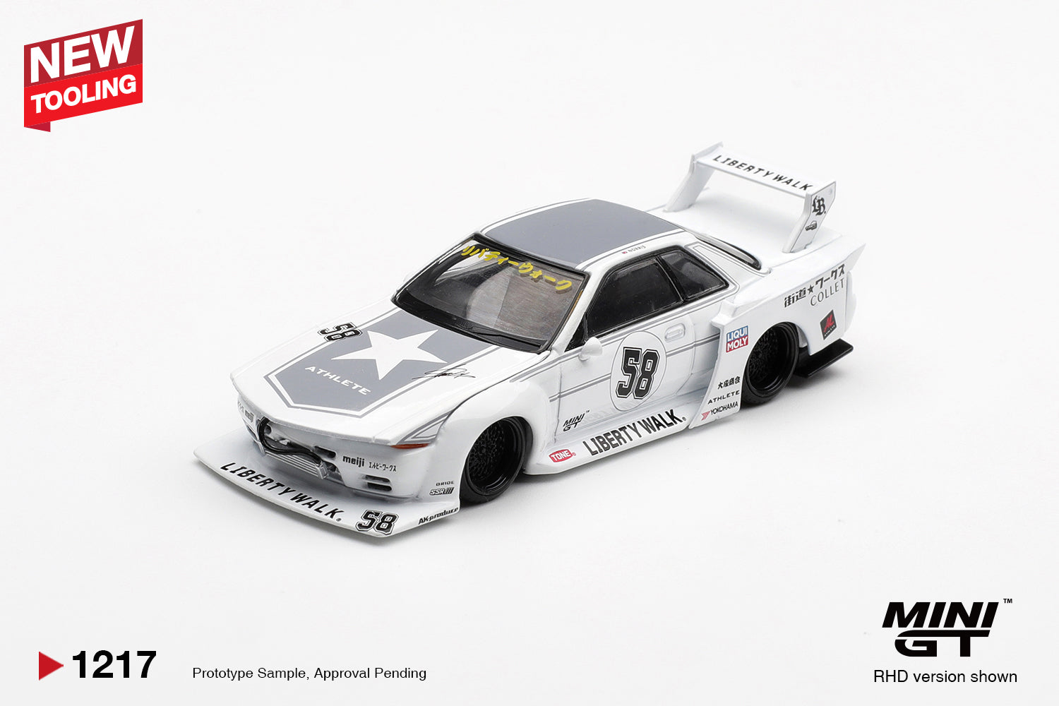 Mini GT 1217 Nissan Skyline GT-R (R32) Kaido Works TAS 2025
