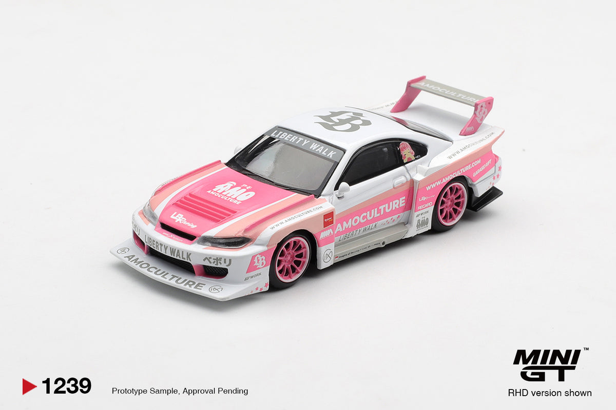 Mini GT 1239 Nissan SILVIA (S15) LB-Super Silhouette AMOCULTURE