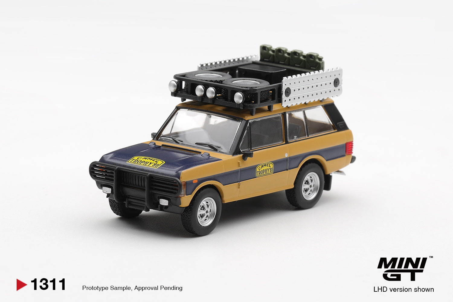 Mini GT 1311 Range Rover 1981 Camel Trophy Sumatra N.Sudmann & F.Hofmann