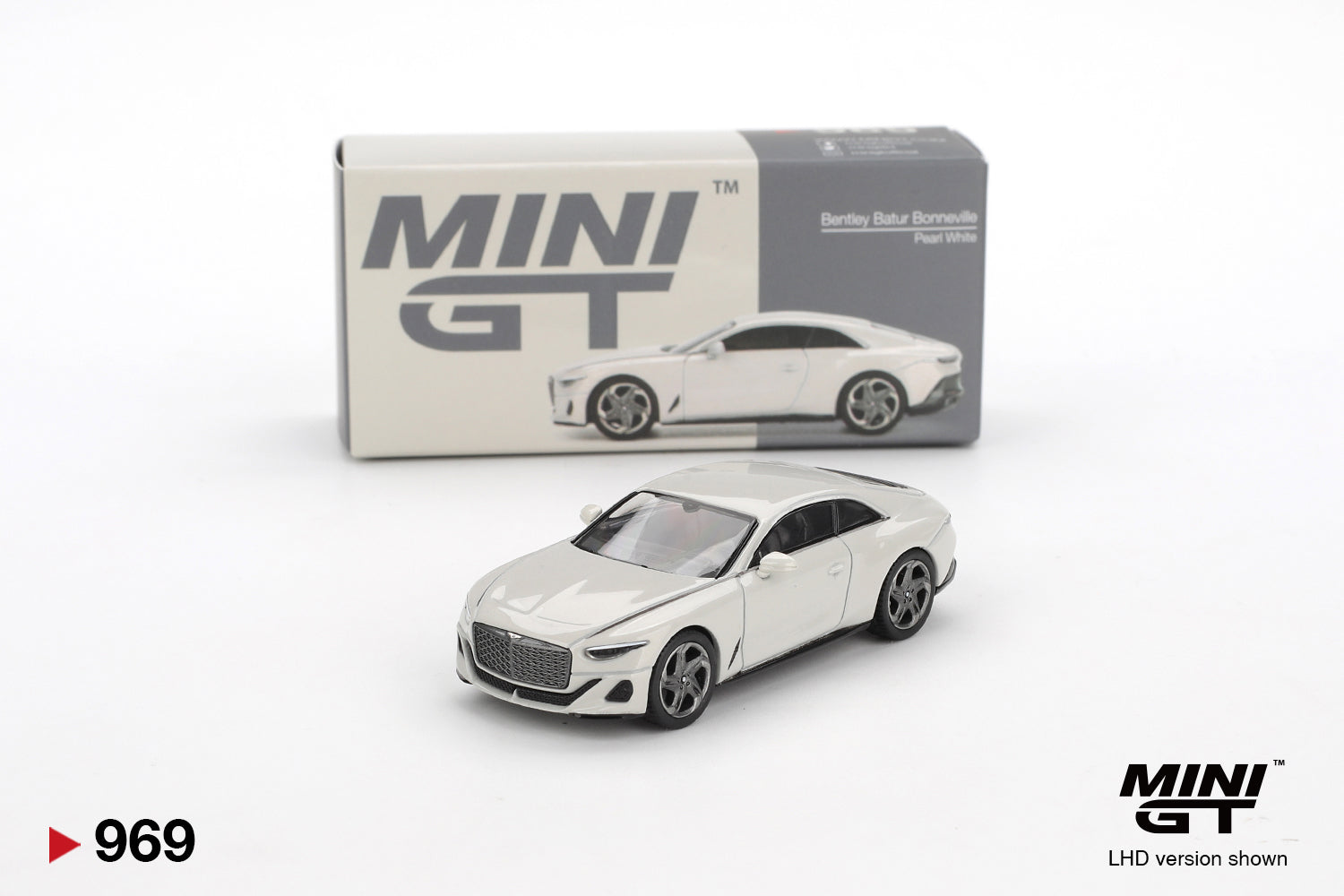 Mini GT 969 Bentley Batur Bonneville Pearl