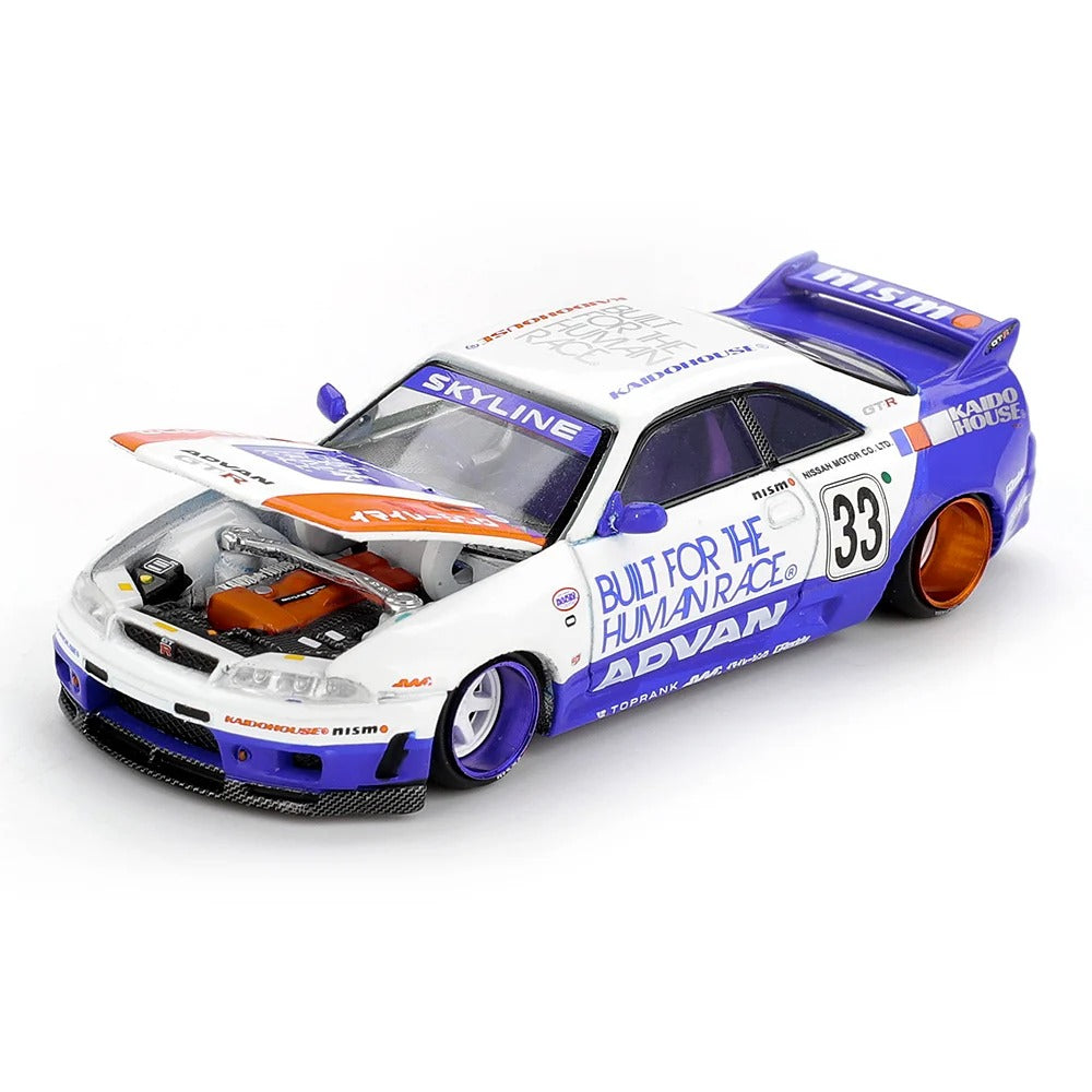 Mini GT Kaido House 213 Nissan Skyline GTR R33 BFTHR V1