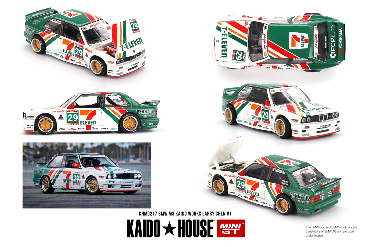 Mini GT Kaido House 217 BMW M3 KAIDO WORKS LARRY CHEN V1