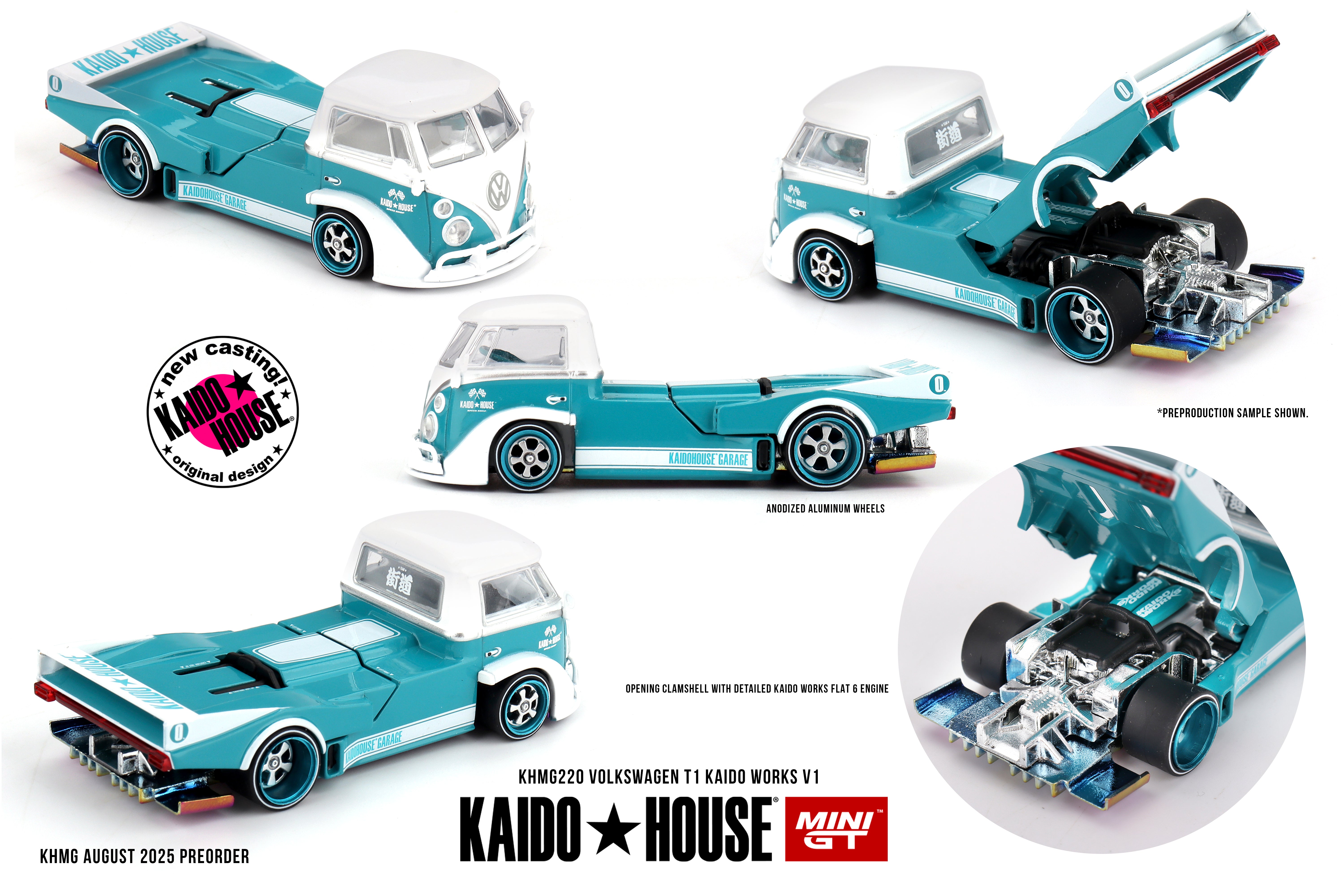 Mini GT Kaido House 220 Volkswagen T1 KAIDO WORKS V1