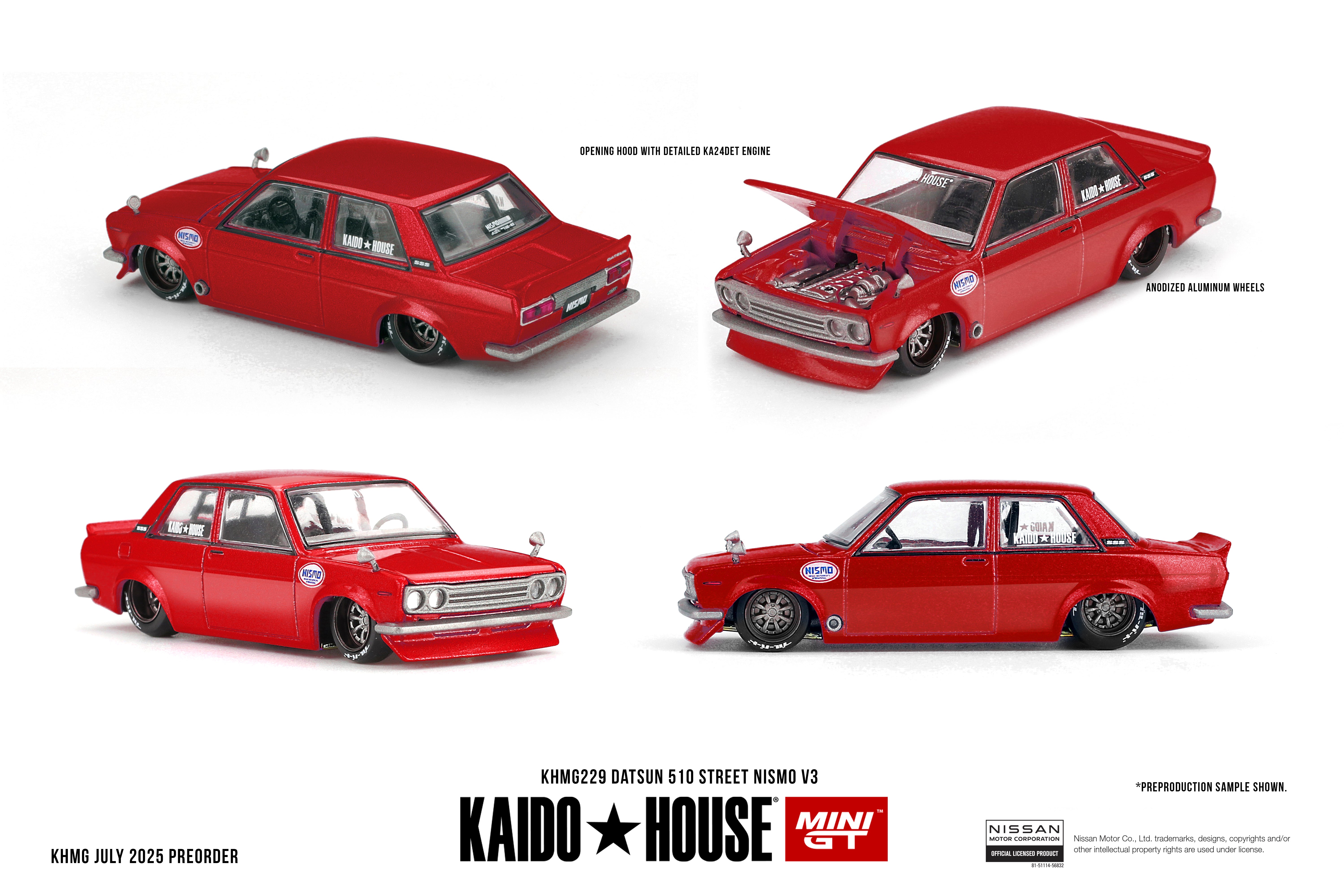 Mini GT Kaido House 229 Datsun 510 Street Nismo V3