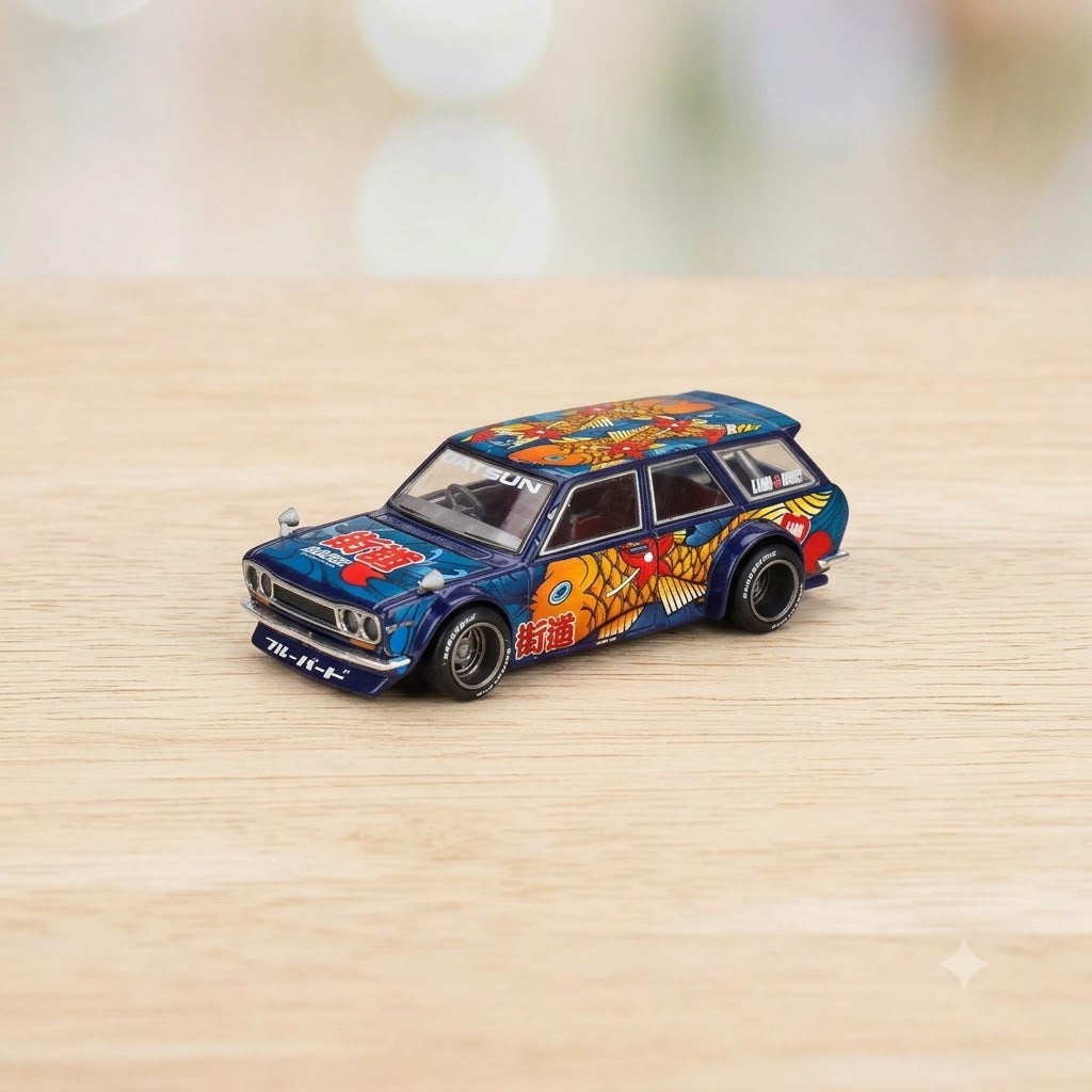 Mini GT Kaido House 248 Datsun Kaido 510 Wagon Koi Wagon V1