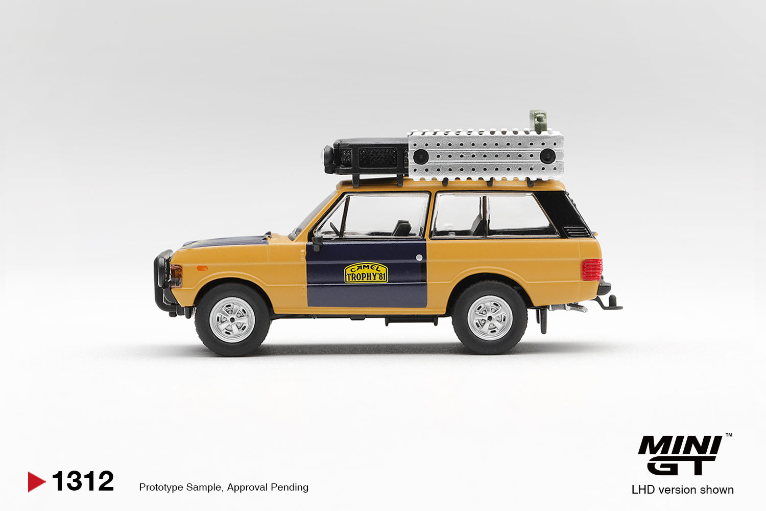 Mini GT 1312 Range Rover 1981 Camel Trophy Sumatra H.Fischer & W.Bays