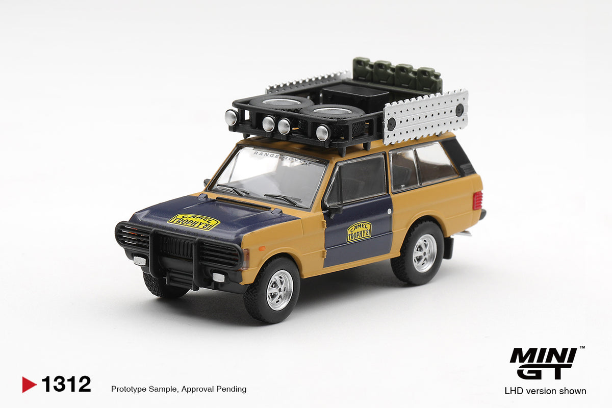 Mini GT 1312 Range Rover 1981 Camel Trophy Sumatra H.Fischer & W.Bays