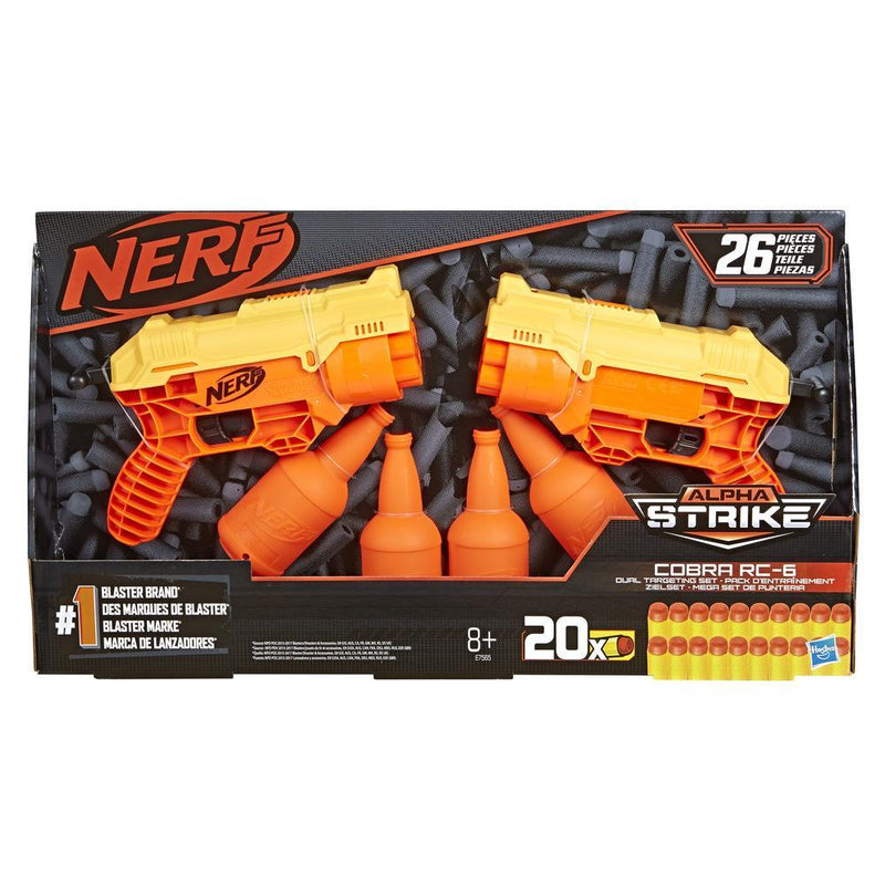 Nerf 26-Piece Cobra RC-6 Dual Targeting Set