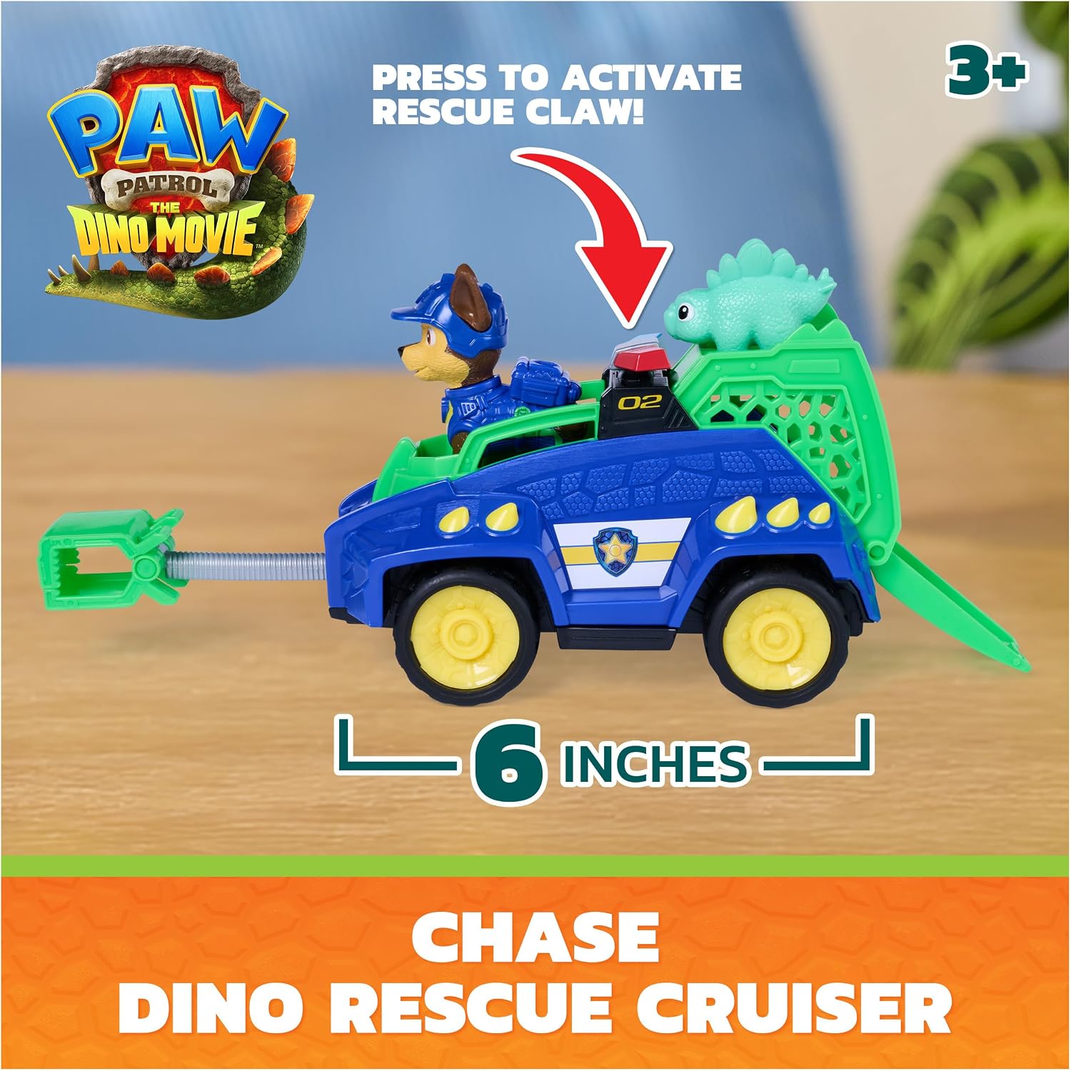 Paw Patrol The Dino Movie Chase Dino Rescue Cruiser