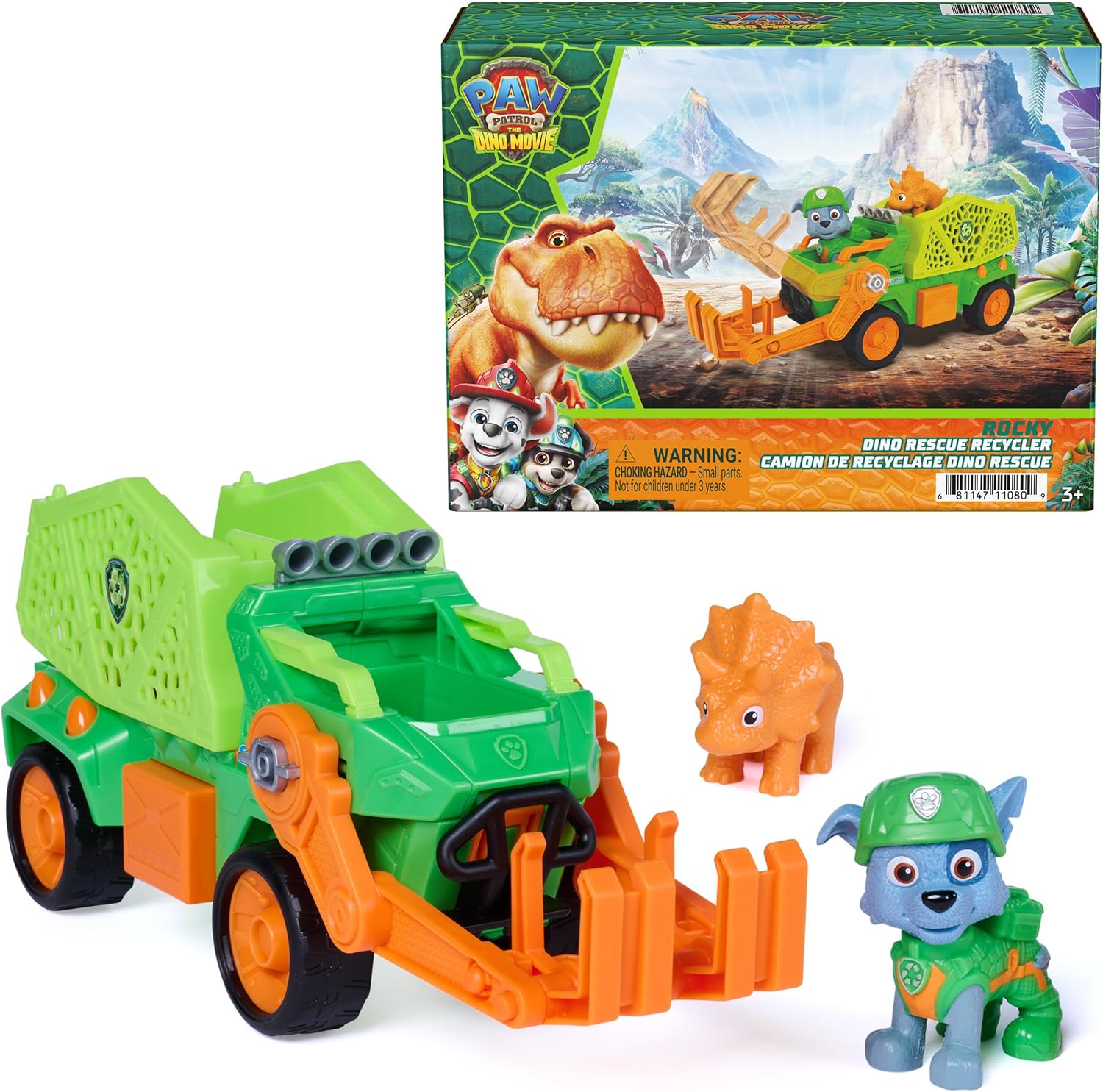 Paw Patrol The Dino Movie Marshall Dino Rescue Firetruck