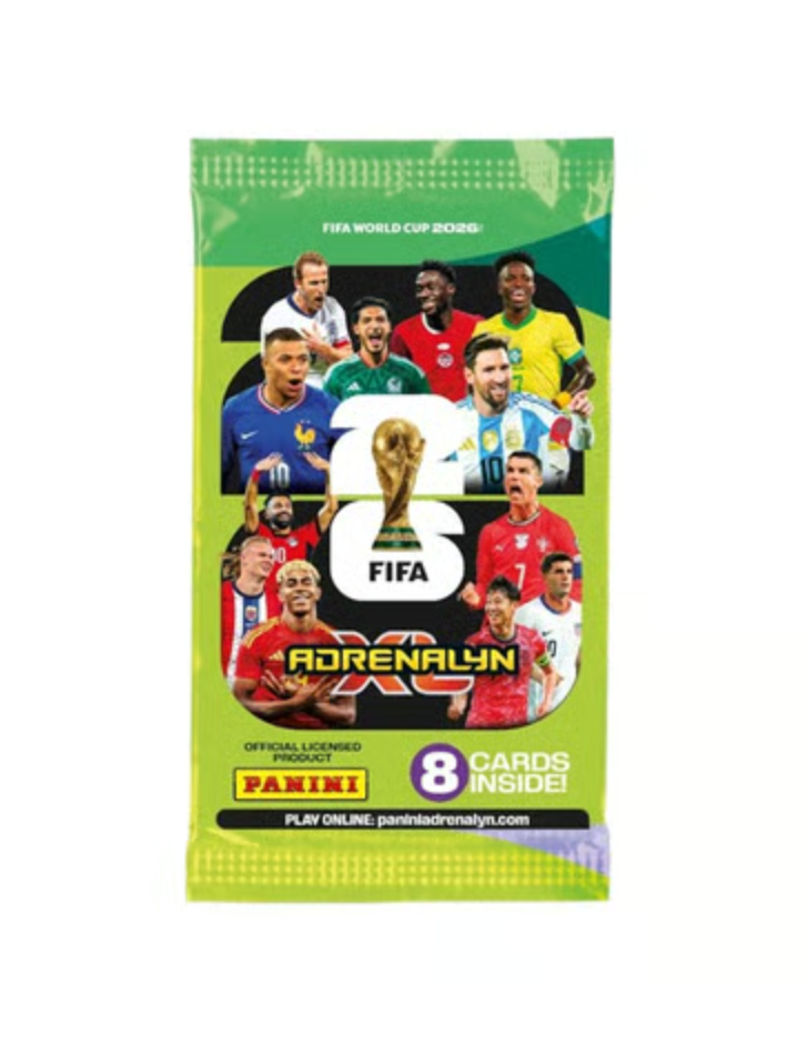 Panini FIFA World Cup 2026 Adrenalyn XL Pack - Pack of 8 Cards