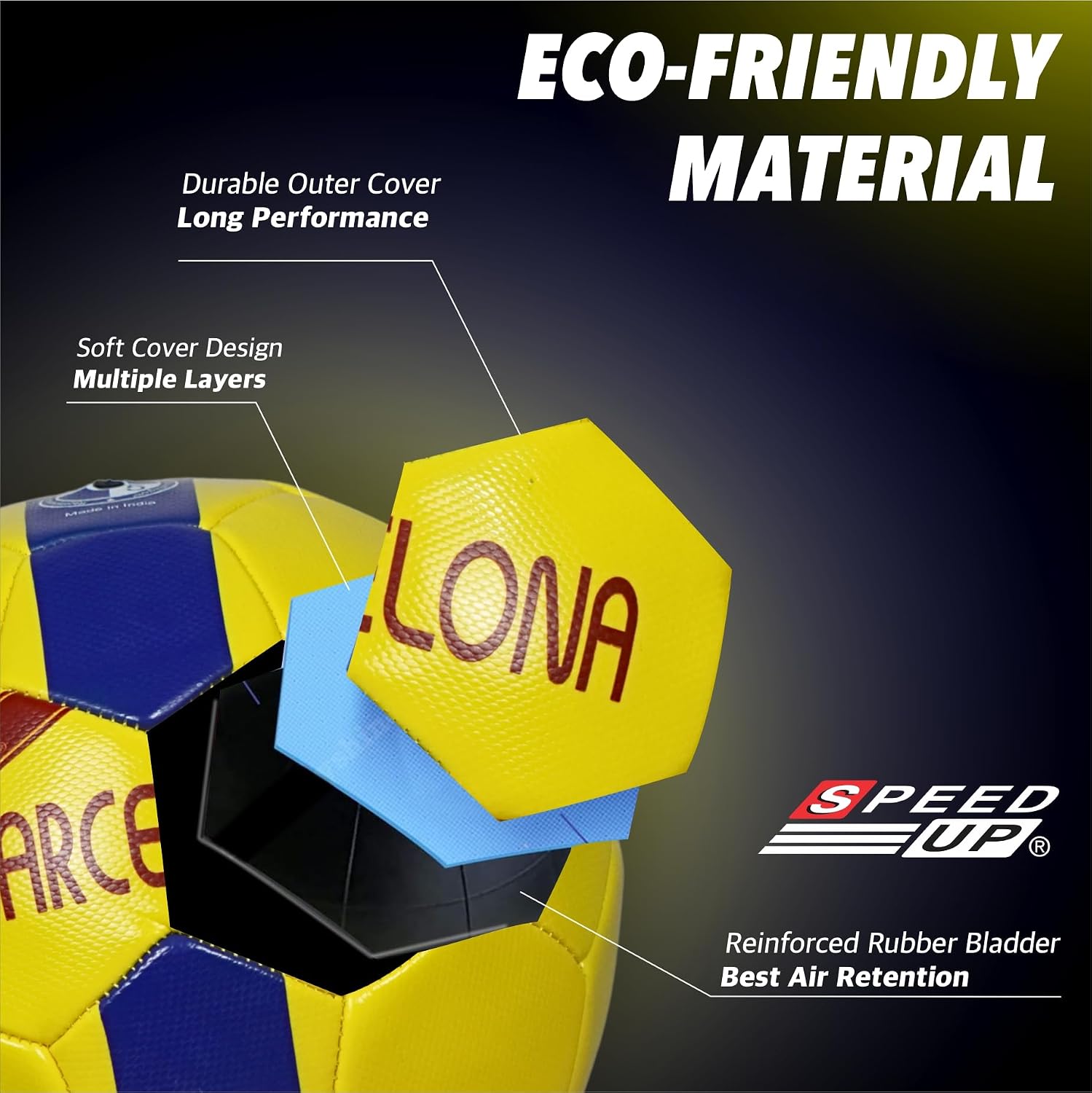 Speed Up Football Combo Set- Barcelona