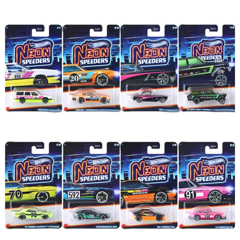 Hot Wheels Neon Speeders 2025  - Set of 8