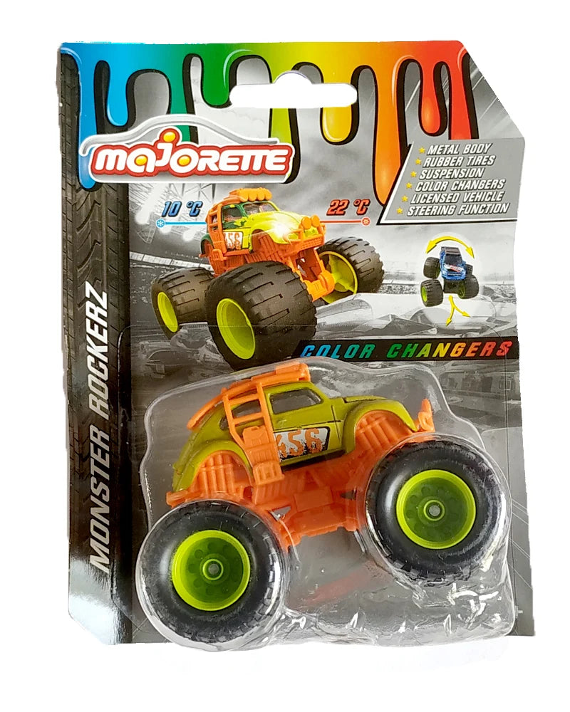 Majorette Monster Rockerz Color Changers Volkswagen Beetle