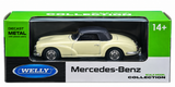 Welly 1:64 Mercedes-Benz 1955 300s diecast model car in Yellow - Toy Marche