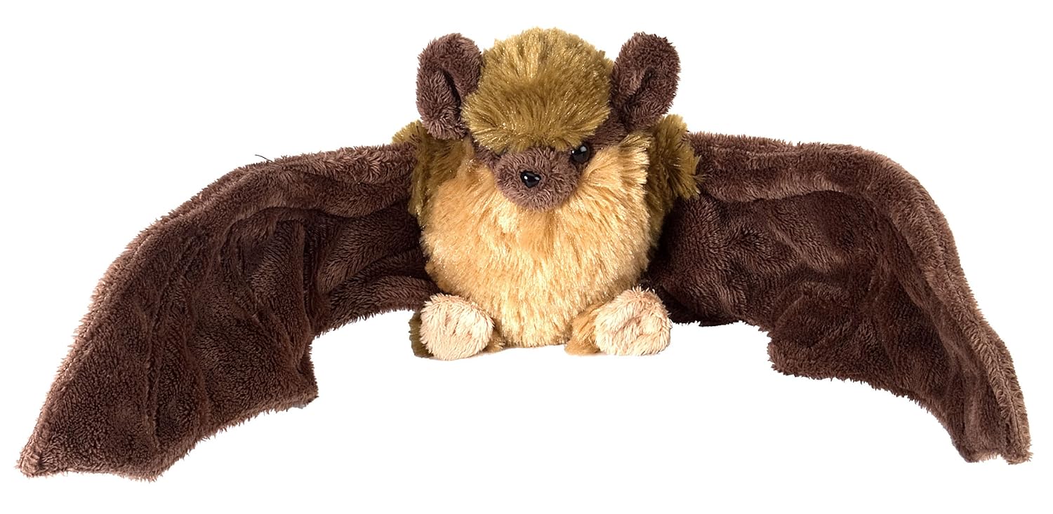 Wild Republic Cuddlekins Mini Little Brown Bat - 8 Inch