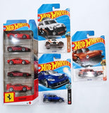 Hot Wheels Ferrari 5 Car Set, PT Fast, Lil Roar and Gone Mad