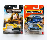Matchbox MBX Excavator Excavatrice and Bucket Tipper / Benne Basculate