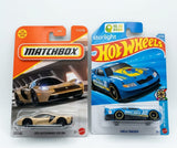 Matchbox 2024 Glickenhaus SCG 004 and Hot Wheels Circle Tracker