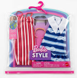 Barbie Style fachion Pack - JJN94 - Pack of 2 Clothes and Accessories for Doll Barbie