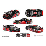 Mini GT Kaido House  276 Nissan Skyline GTR R33 Black Kaido Cat