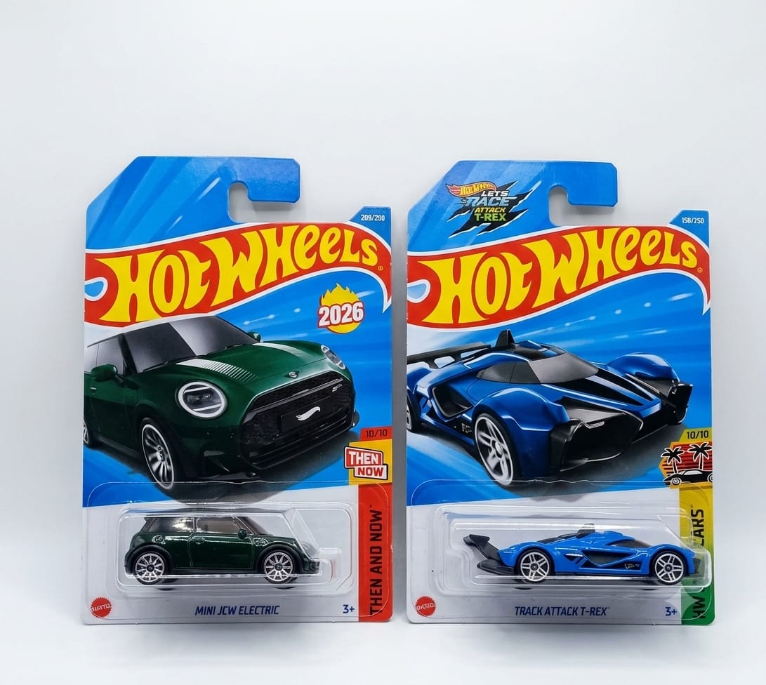 Hot Wheels Mini JCW Electric And Mach Speeder
