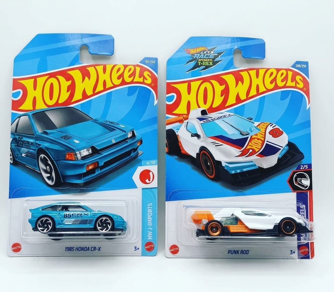 Hot Wheels 1985 Honda CR-X And Punk Rod